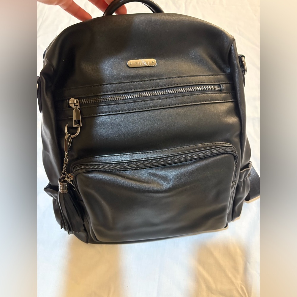 Cluci black‎  Leather Men's Bag